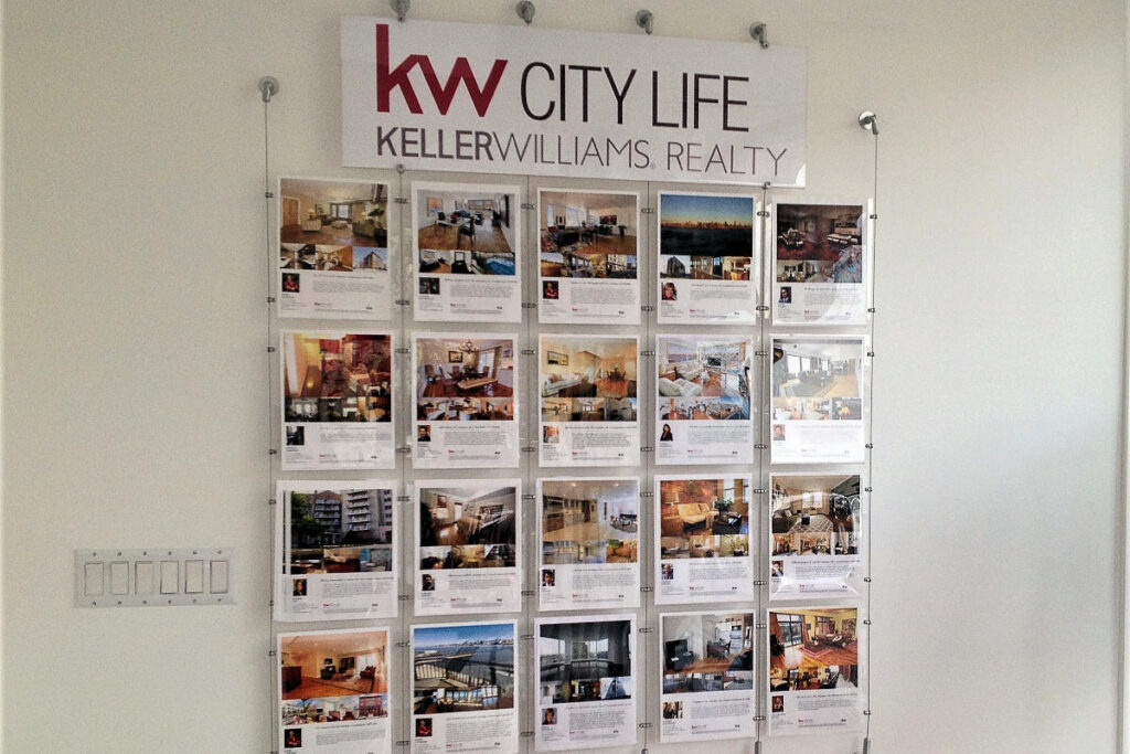 Grandview Acrylic Wall Frames Display