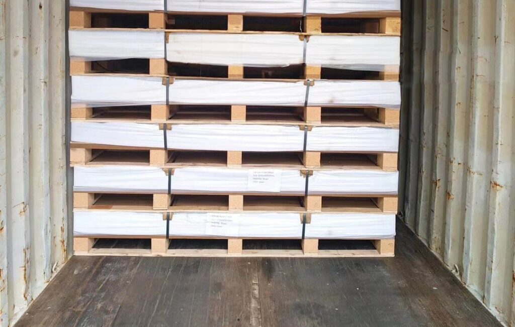 Acrylic sheet export loading proof