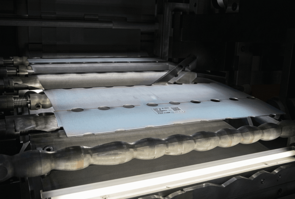 Acrylic sheet inspection evidence