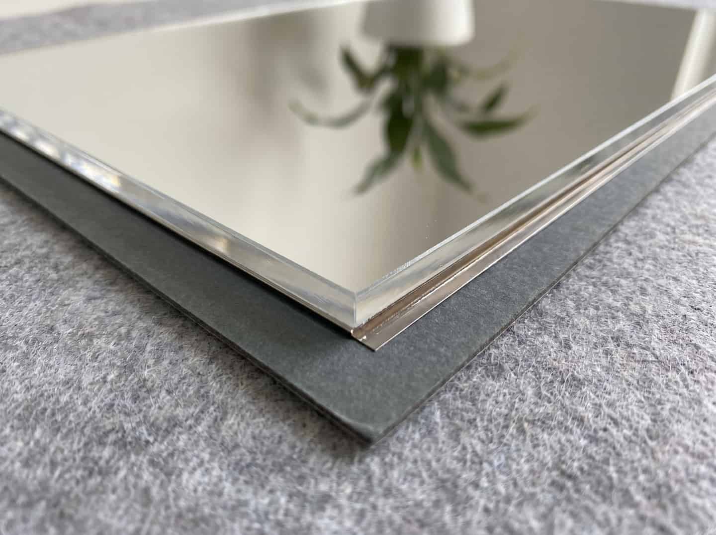 Acrylic Mirror Protecting the Reflective Backing