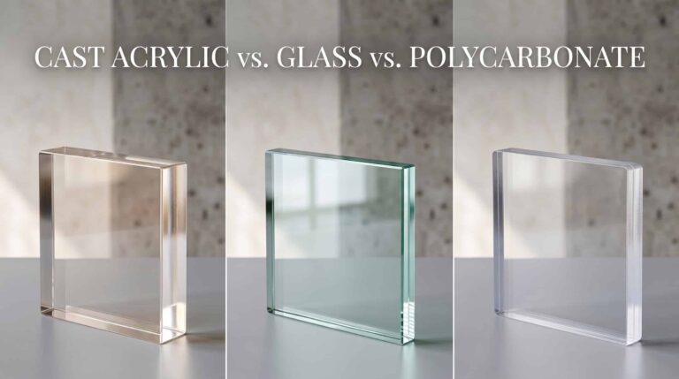 Cast Acrylic vs. Glass vs. Polycarbonate