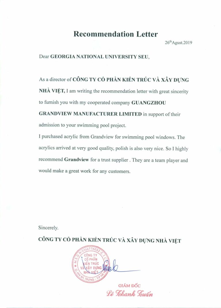 Vitnam-Recommendation-letter