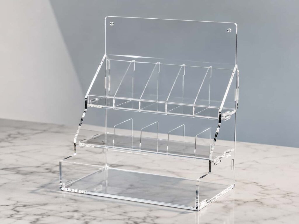 lightweight clean acrylic dividers for POS dispalys