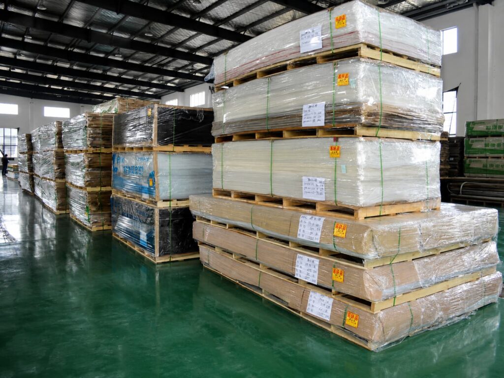 White Acrylic Sheets Factory Supply, Inspection and Packaging