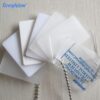 white-acrylic-sheet-sample-swatches White acrylic sheet sample swatches in opaque and translucent finishes